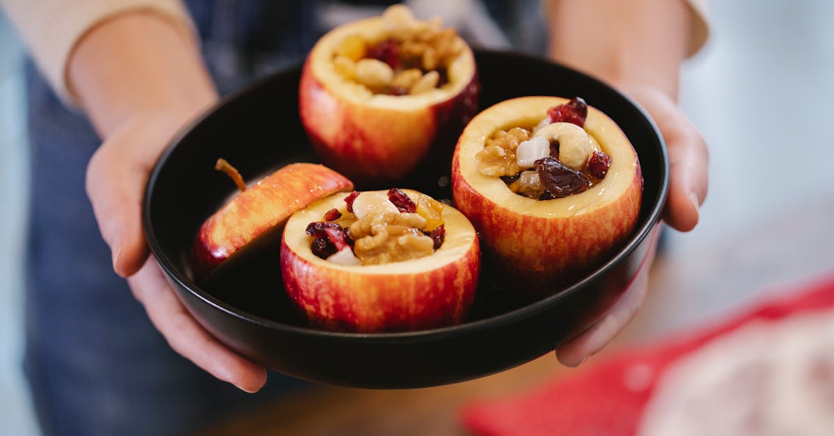 classic American baked apples with cinnamon