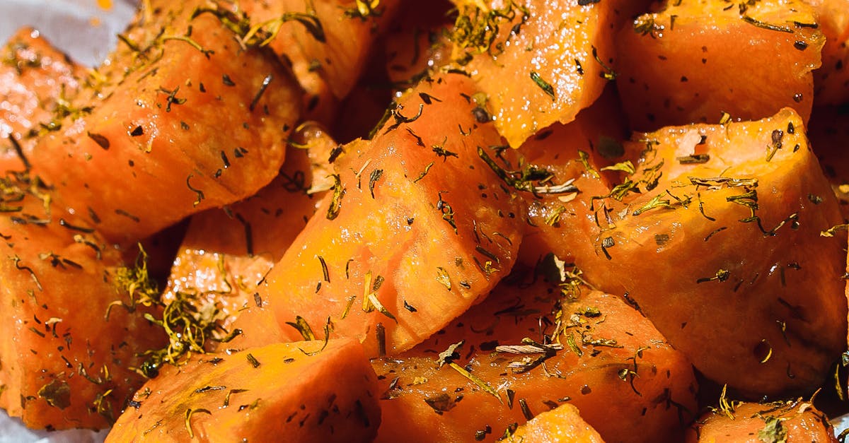 How long to air fry sweet potato cubes