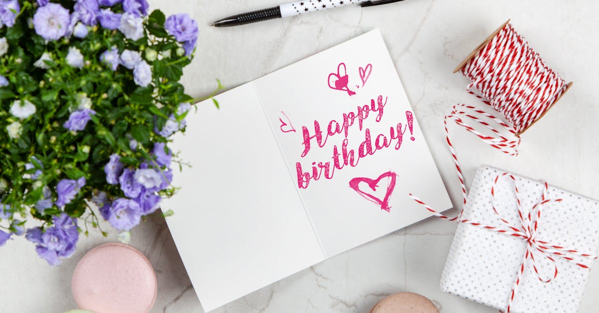 What to say in a birthday card - birthday card