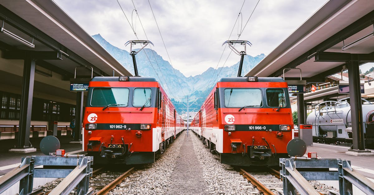 Where to take a train journey through the Alps