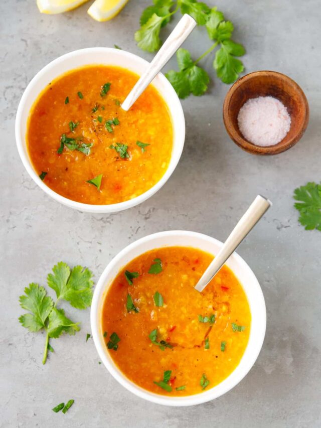 طريقة عمل شوربة العدس مثل المطاعم