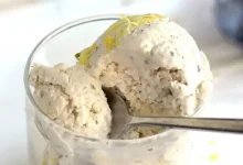 طريقة عمل ايسكريم ليمون ونعناع